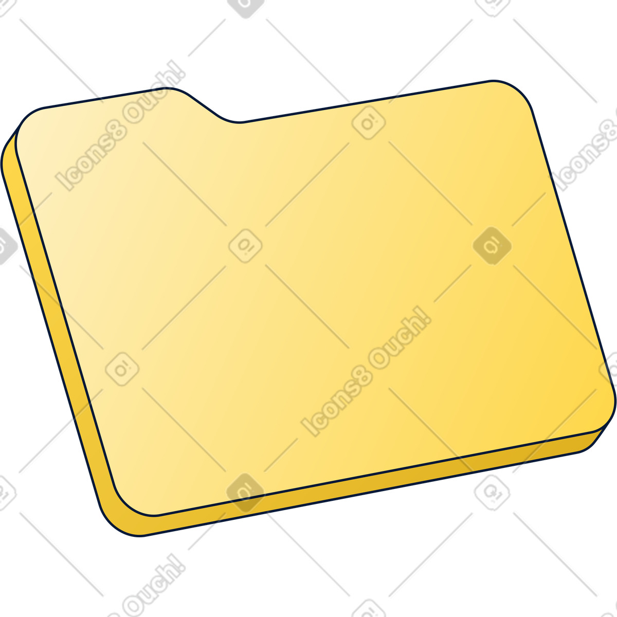 Cartella di file illustrazione in stile Neat scarica in PNG, SVG