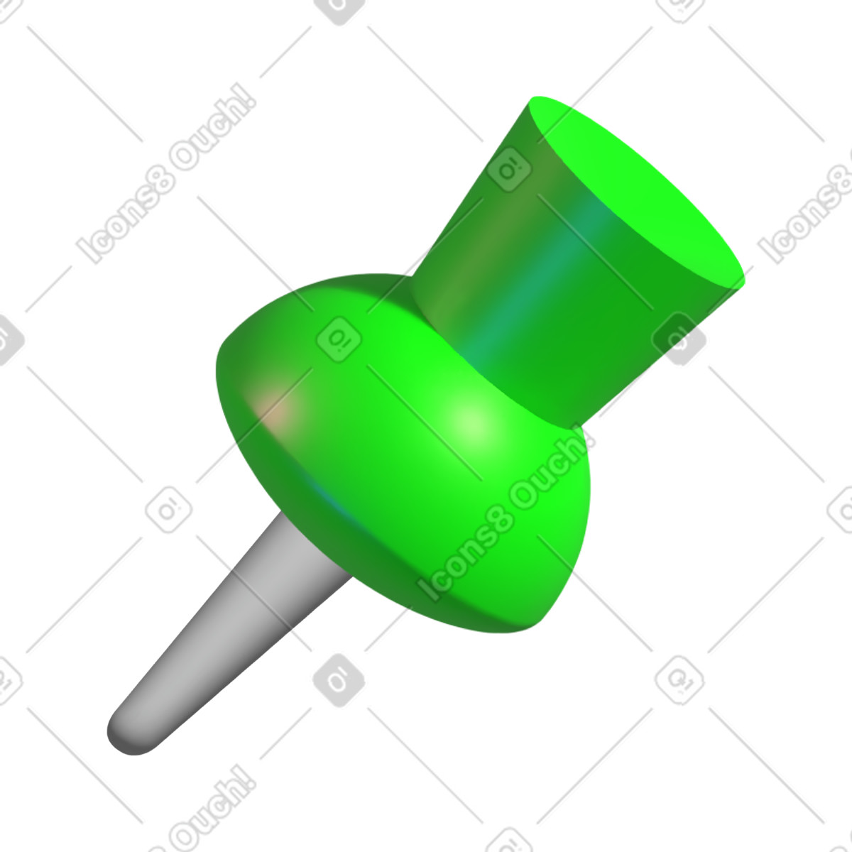 Pin illustration in Pop style download in PNG, SVG