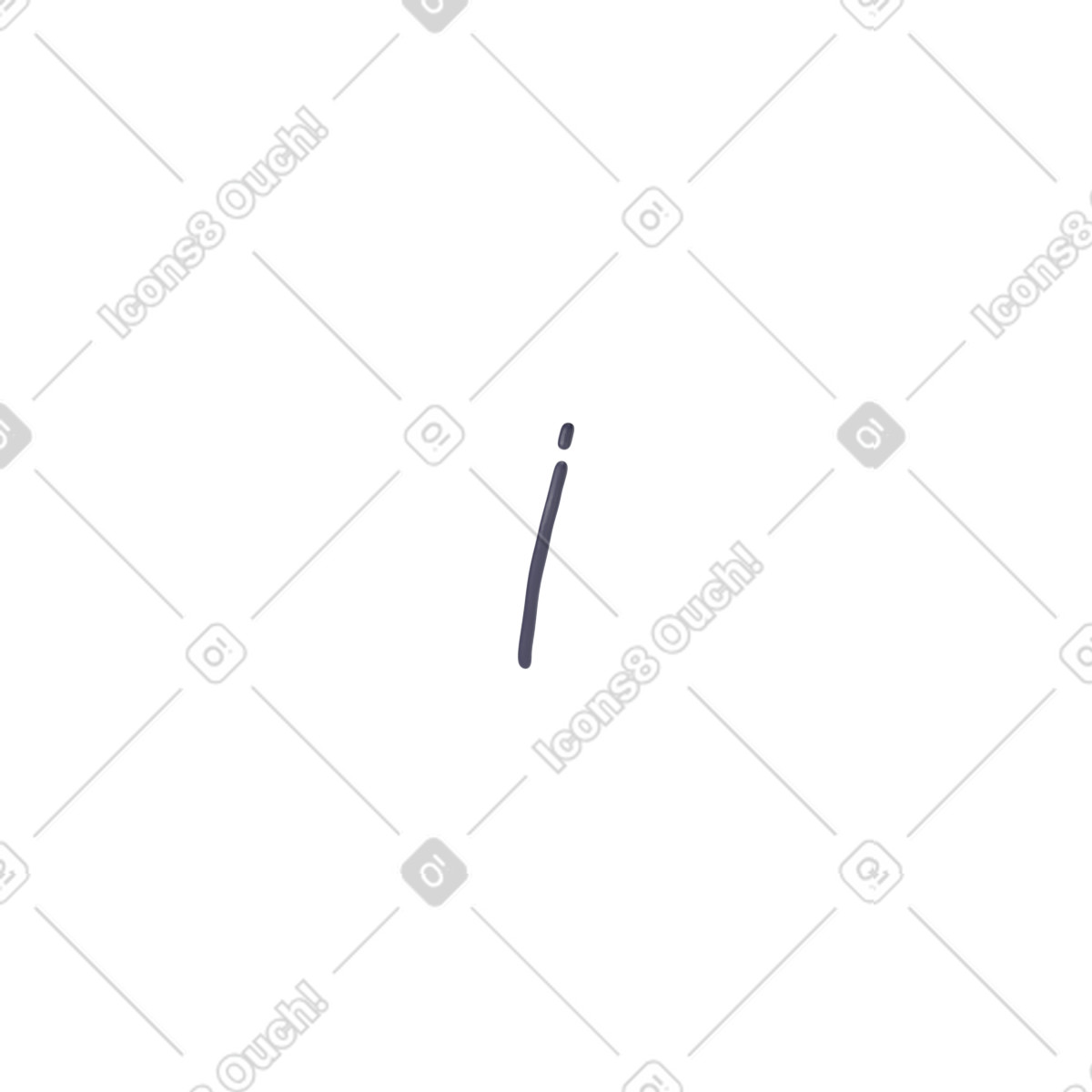 Black line illustration in 3D Stripy style download in PNG, SVG