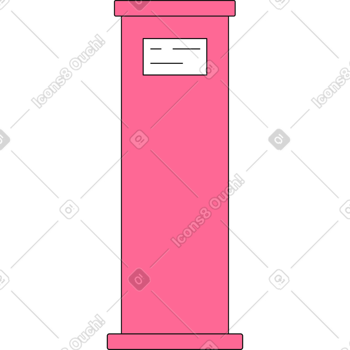Ilustração de Pedestal em no estilo Bloom para baixar em PNG, SVG