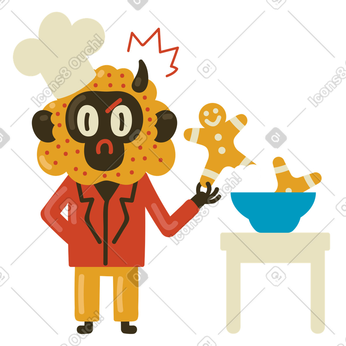  Chef illustration in PNG, SVG