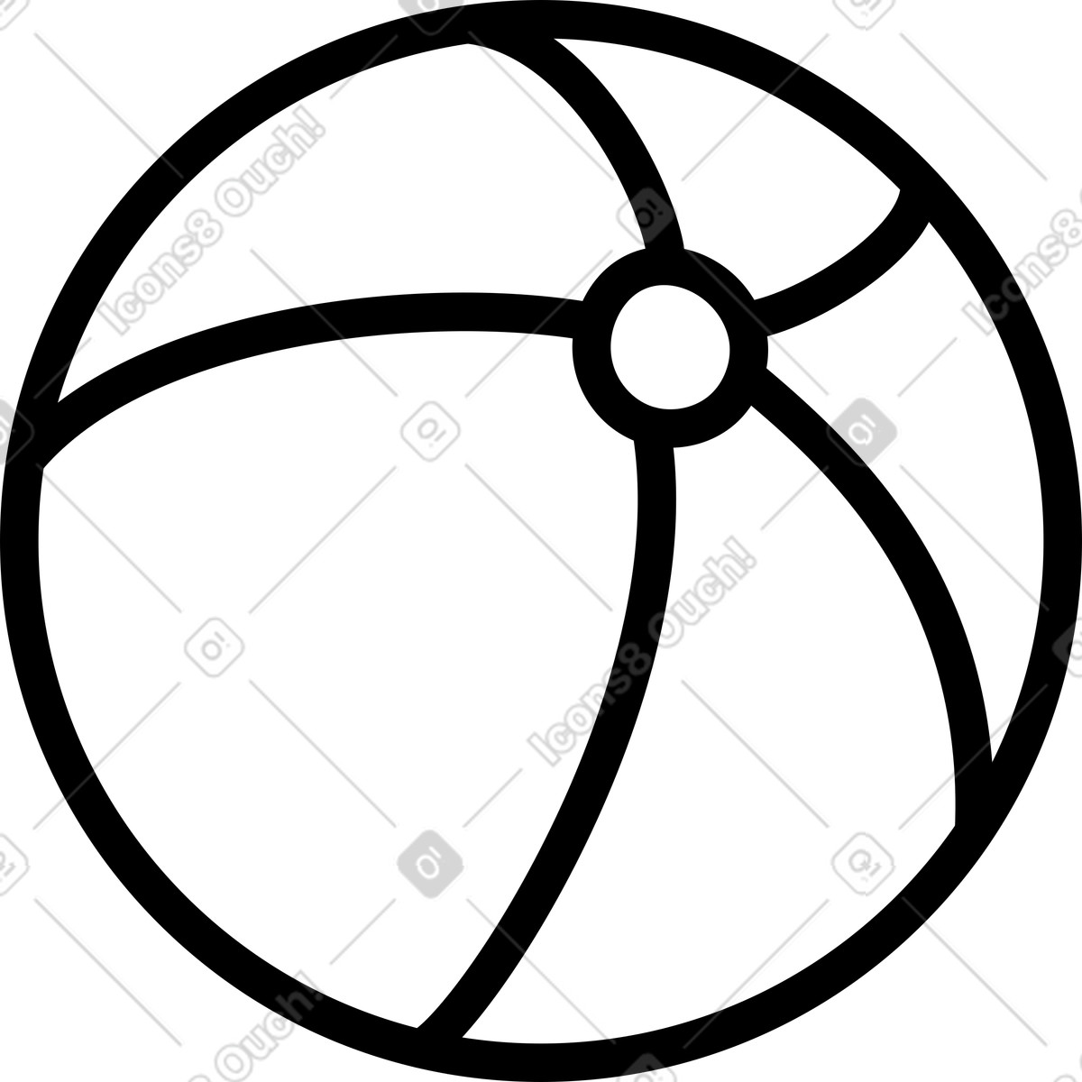 Illustration Balle dans le style Notes à télécharger aux formats PNG, SVG