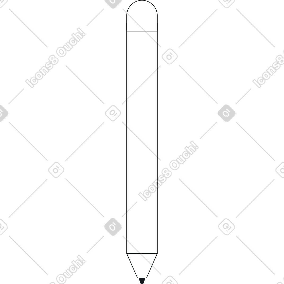 Ilustración Aguja en estilo Midnight a descargar en PNG y SVG