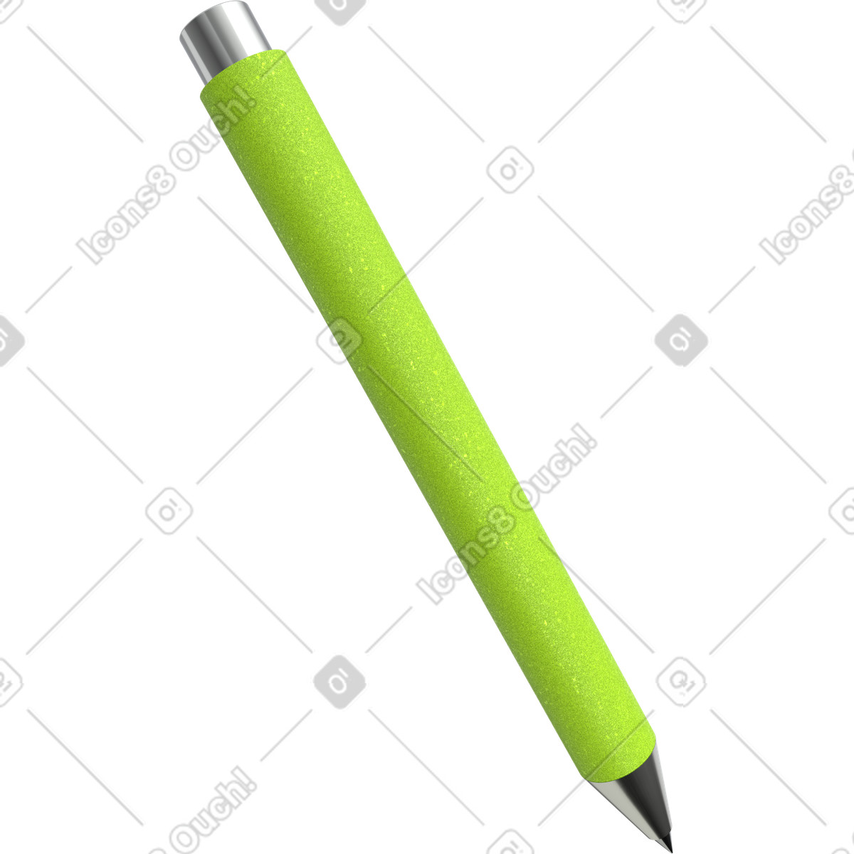 Ilustração de Green pen em no estilo 3D Enterprise para baixar em PNG, SVG