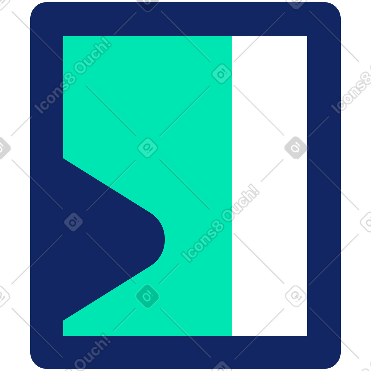 Cut paper illustration in PNG, SVG