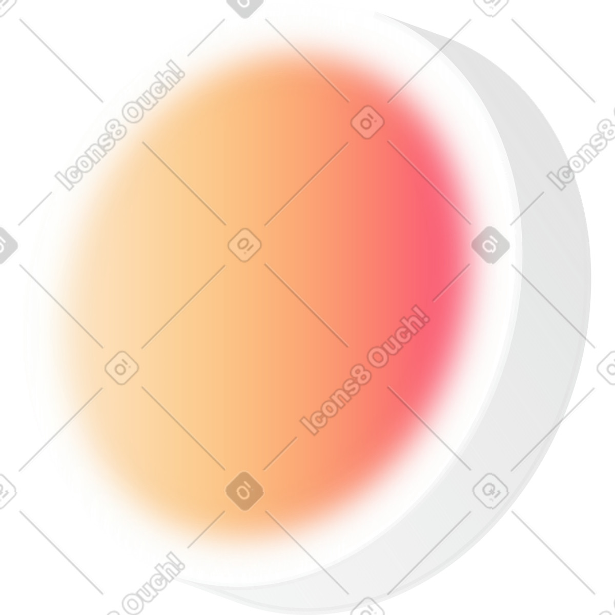 Ilustración Moneda con efecto 3d en estilo Morphis a descargar en PNG y SVG