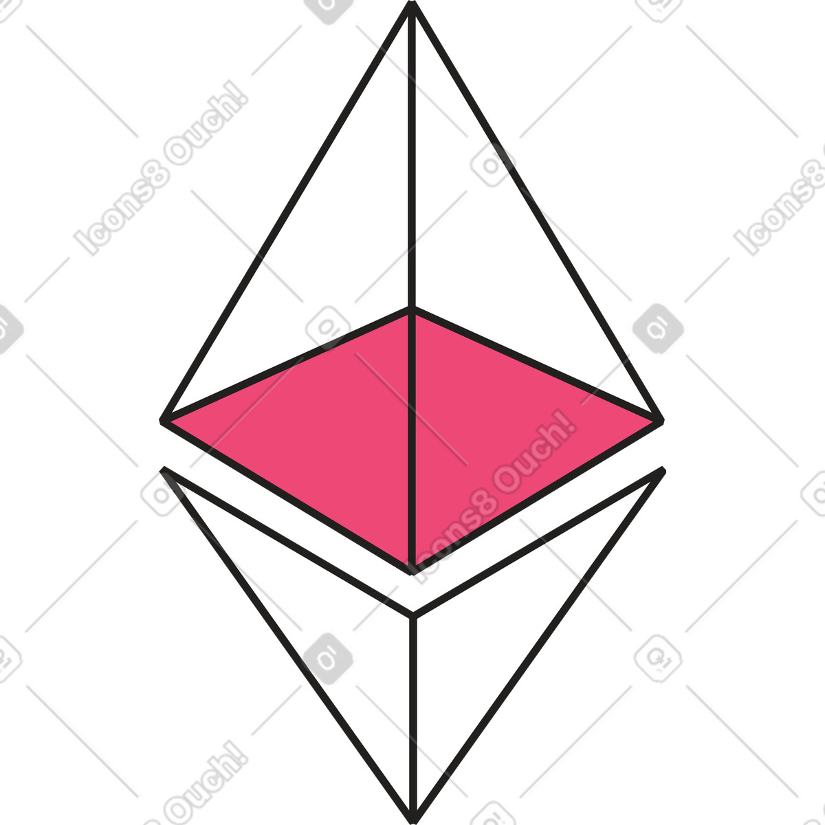 Äther-Illustration im Dazzle Line-Stil als Download in PNG, SVG