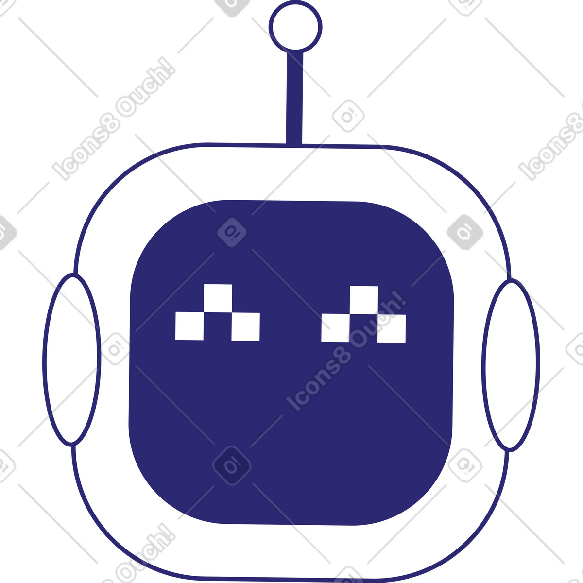 Ilustração de Você tem um robô em no estilo Cut para baixar em PNG, SVG