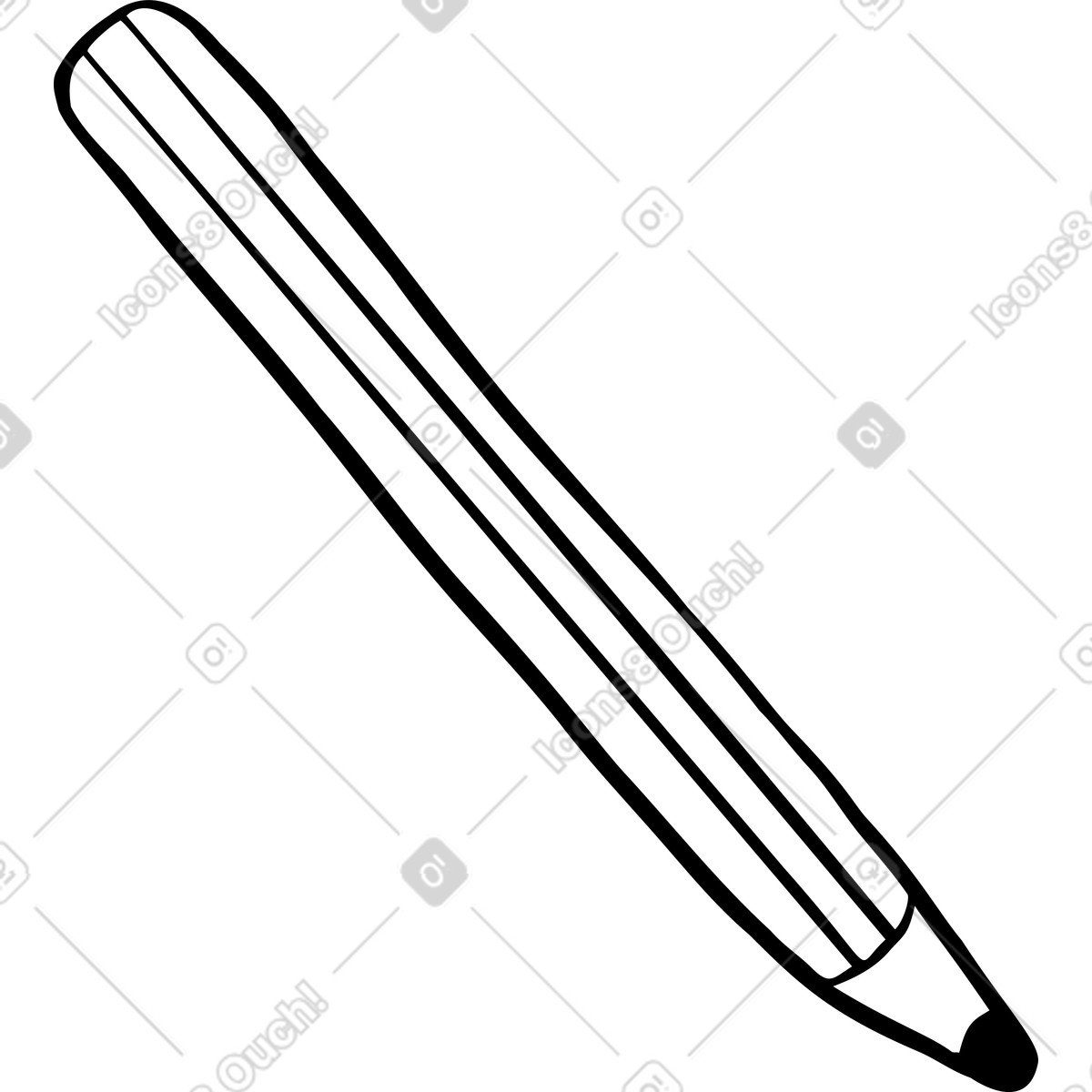 Journal スタイルの 鉛筆 のイラストをPNG、SVG形式でダウンロード