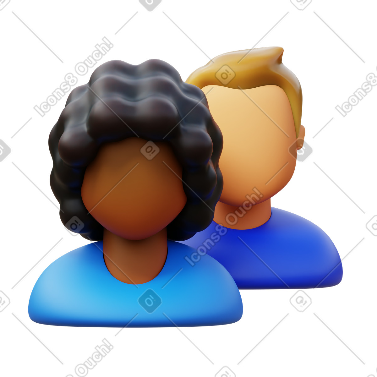 Group illustration featuring diverse individuals in clipart PNG SVG GIF