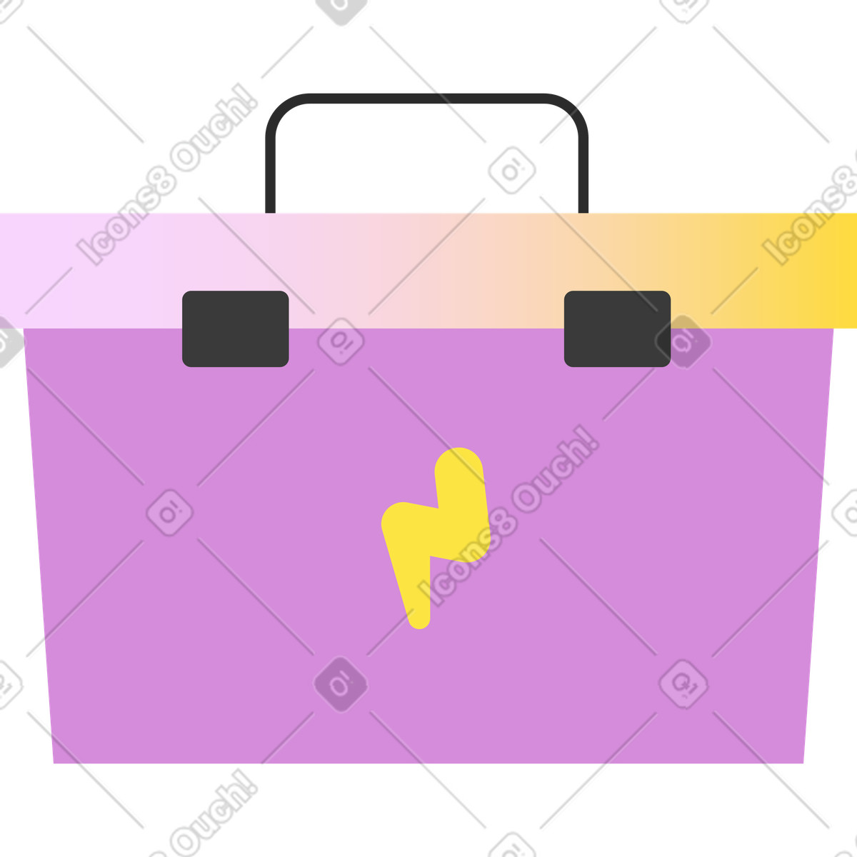 Caso dell'elettricista illustrazione in stile Marginalia scarica in PNG, SVG