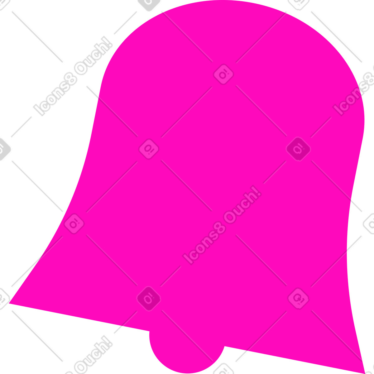 Ilustração de Ícone notificação em no estilo Basic para baixar em PNG, SVG
