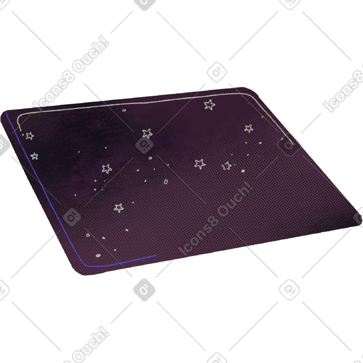 Ilustração de Dark purple stand em no estilo Moments para baixar em PNG, SVG