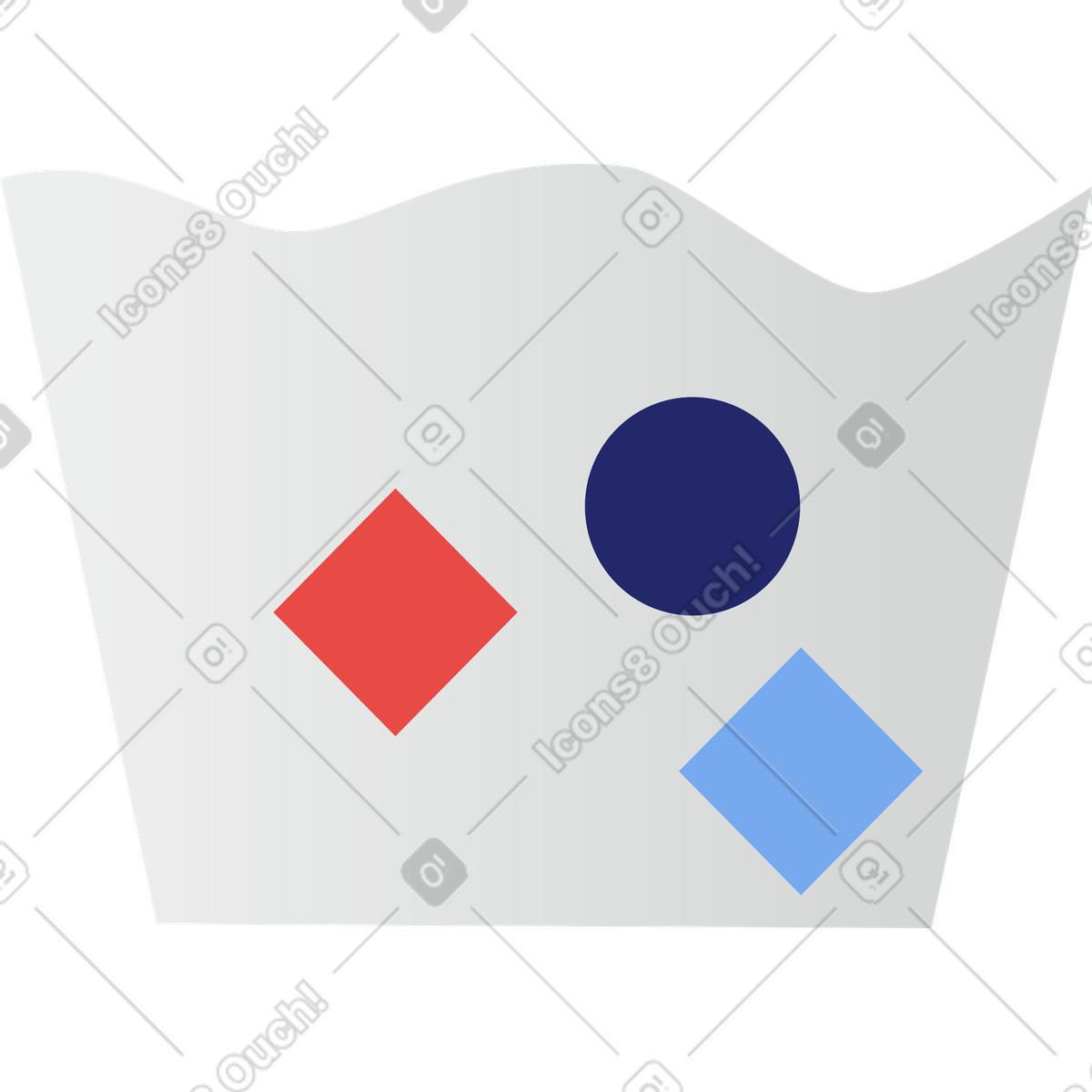 Ilustración Corona en estilo Clip a descargar en PNG y SVG