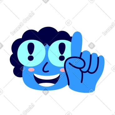 Lettering sticker exclamation animated illustration in GIF, Lottie (JSON), AE