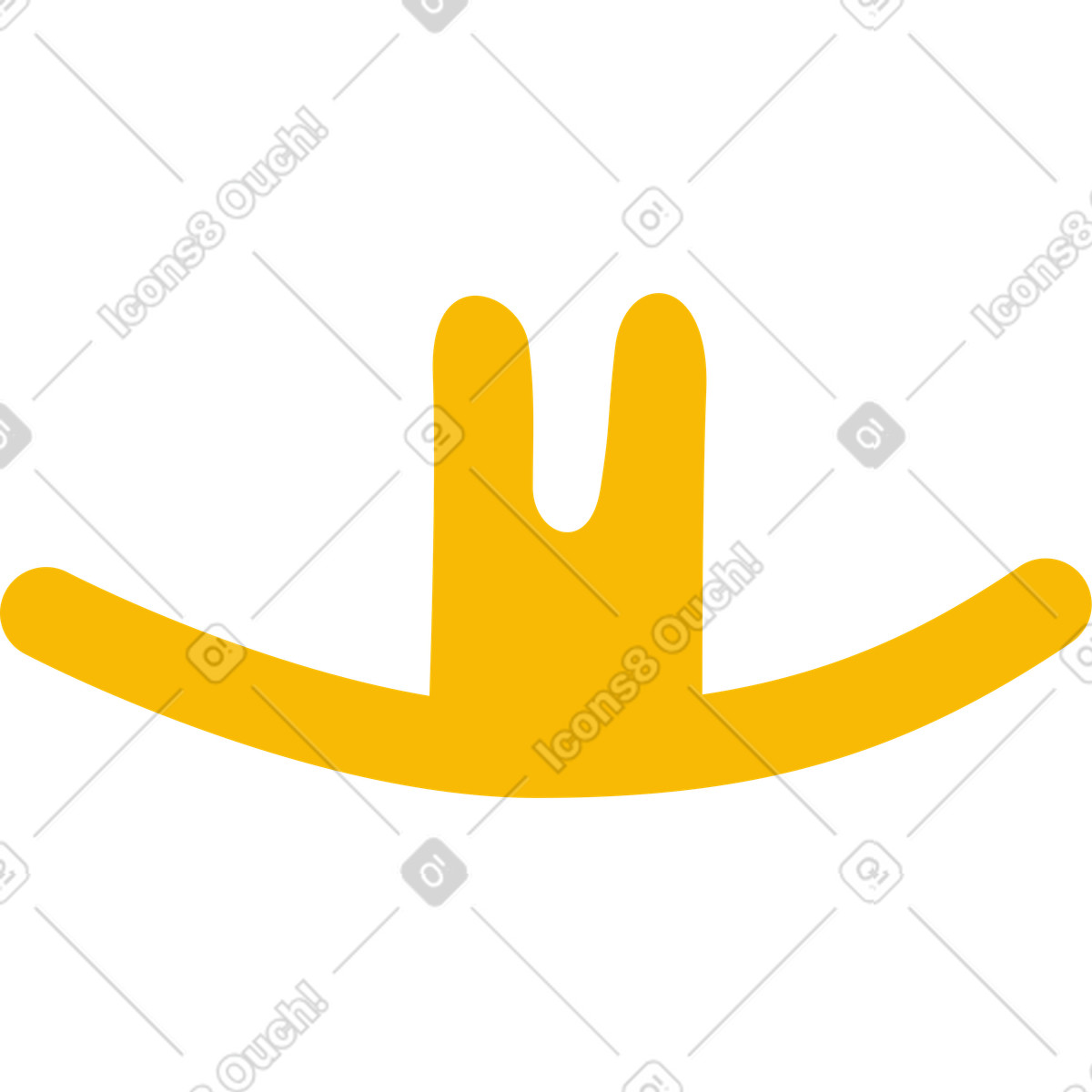 Illustration Chapeau de cowboy dans le style Warp à télécharger aux formats PNG, SVG