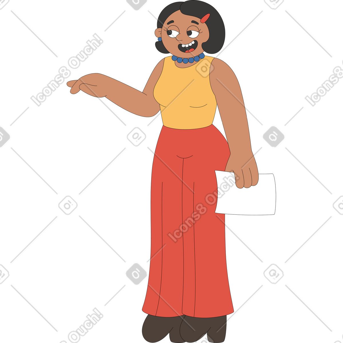 下载 Sitcom 风格的 女人 插画，支持 PNG、SVG 格式