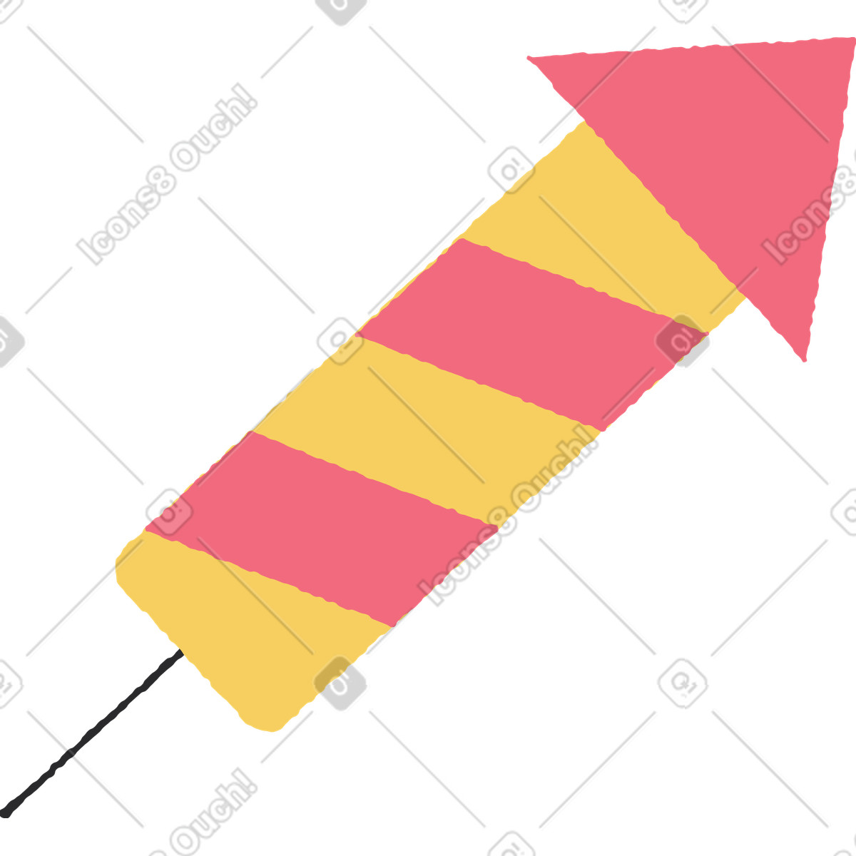 Ilustração de Fogo artifício em no estilo Pablo para baixar em PNG, SVG