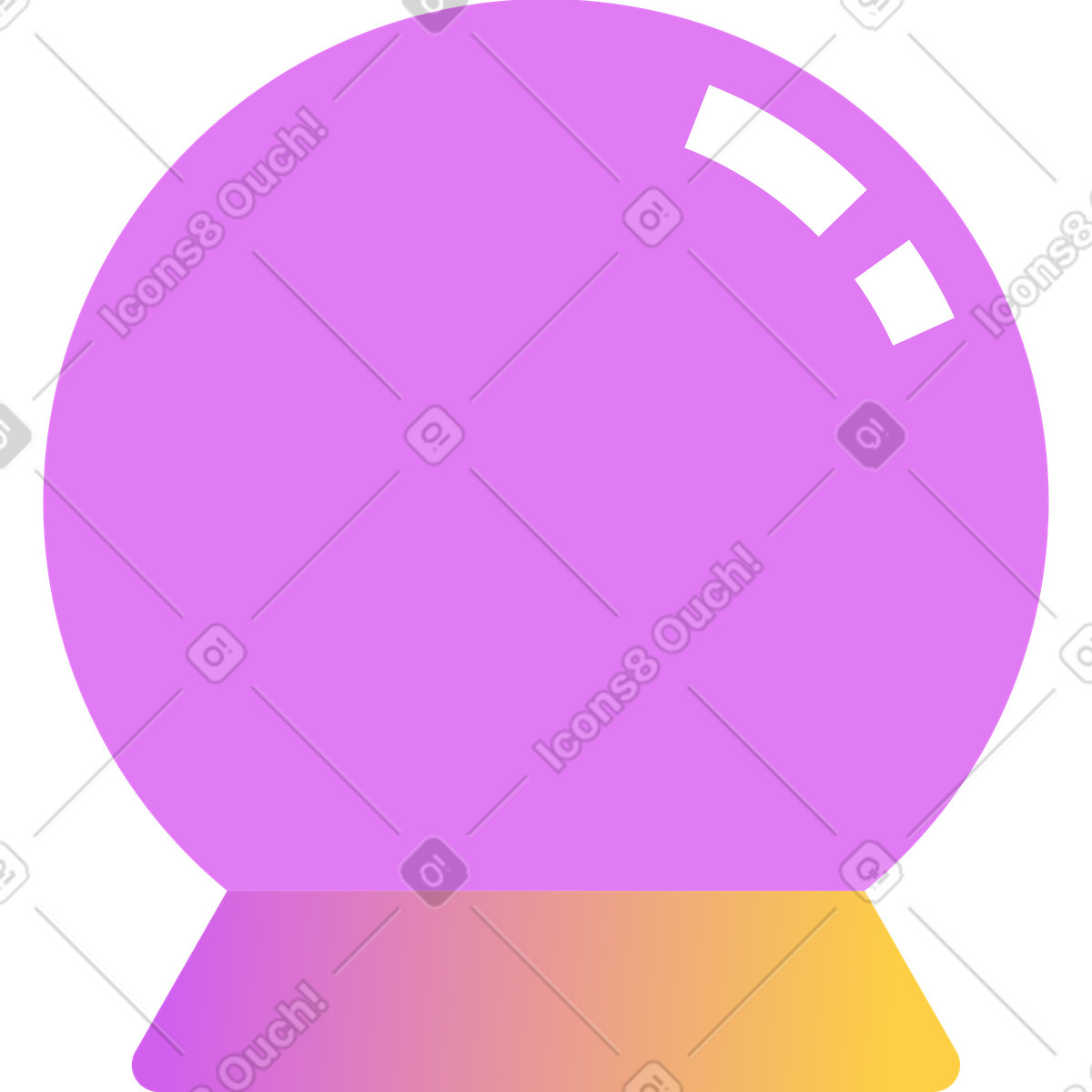 Ilustração de Snow globe em no estilo Conifer para baixar em PNG, SVG