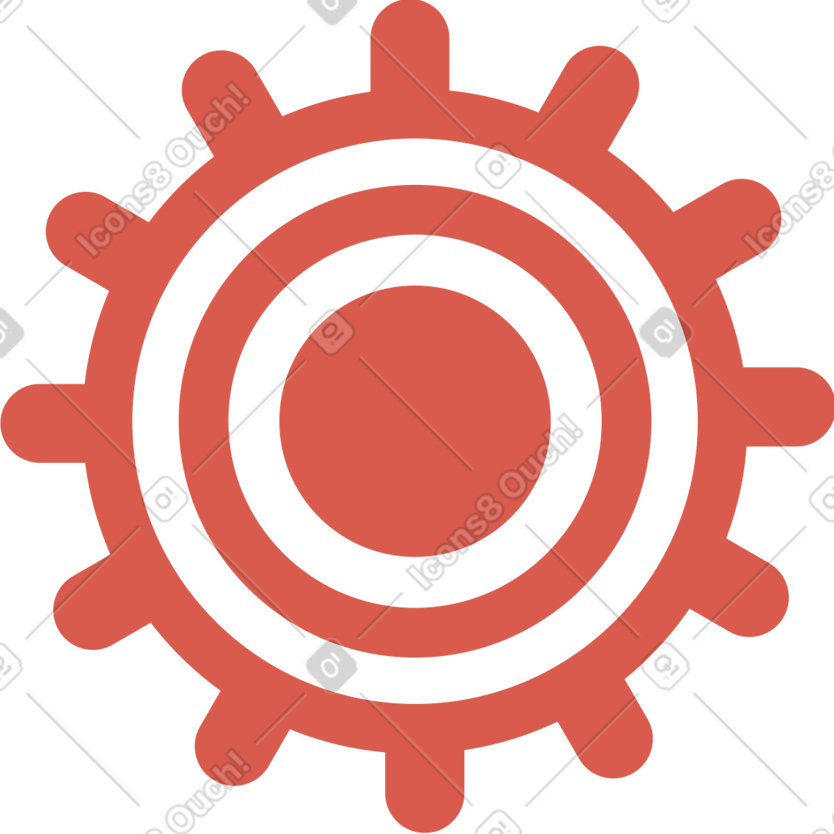 下载 Macaroni 风格的 齿轮 插画，支持 PNG、SVG 格式