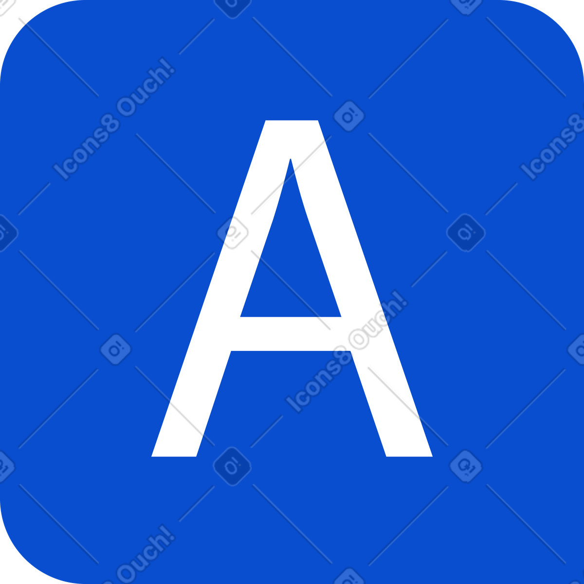 Speech bubble with a letter-Illustration im Tiny-Stil als Download in PNG, SVG
