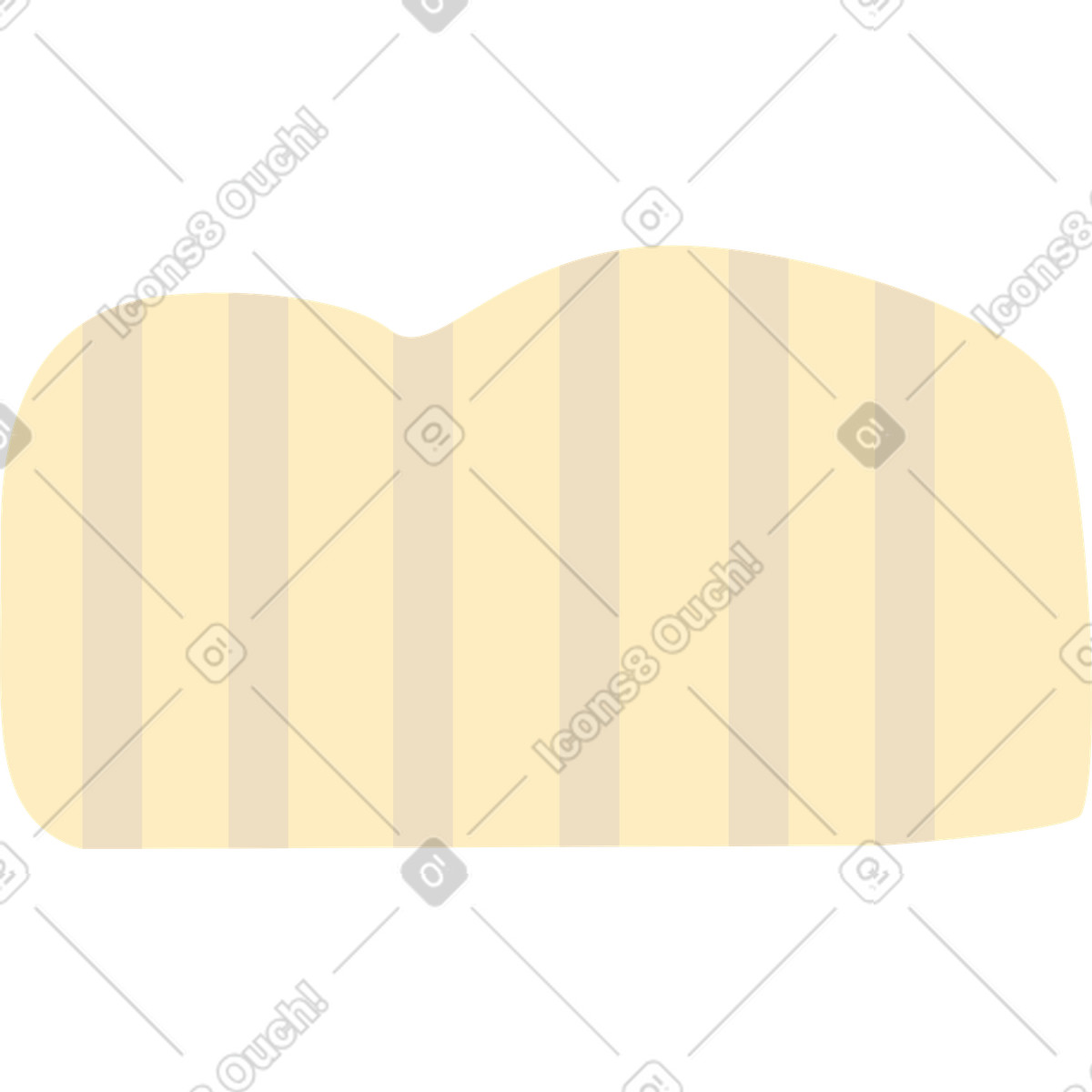 Ilustração de Fundo em uma faixa no estilo Woof para baixar PNG, SVG