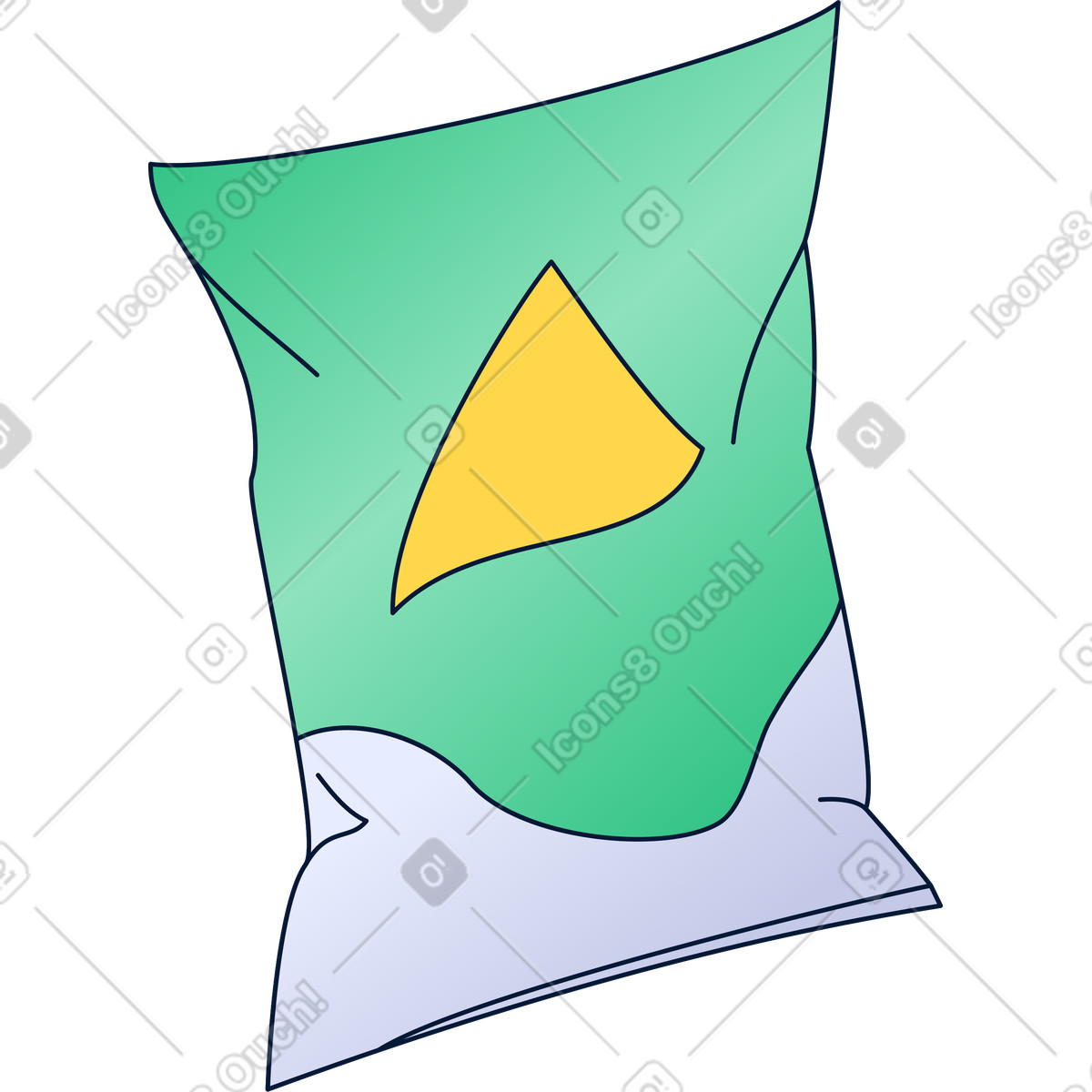 Ilustración Embalaje de chips en estilo Neat a descargar en PNG y SVG