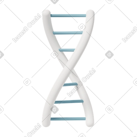 テクノロジー Casual life スタイルの 3D Dna のイラストをPNG、SVG形式でダウンロード