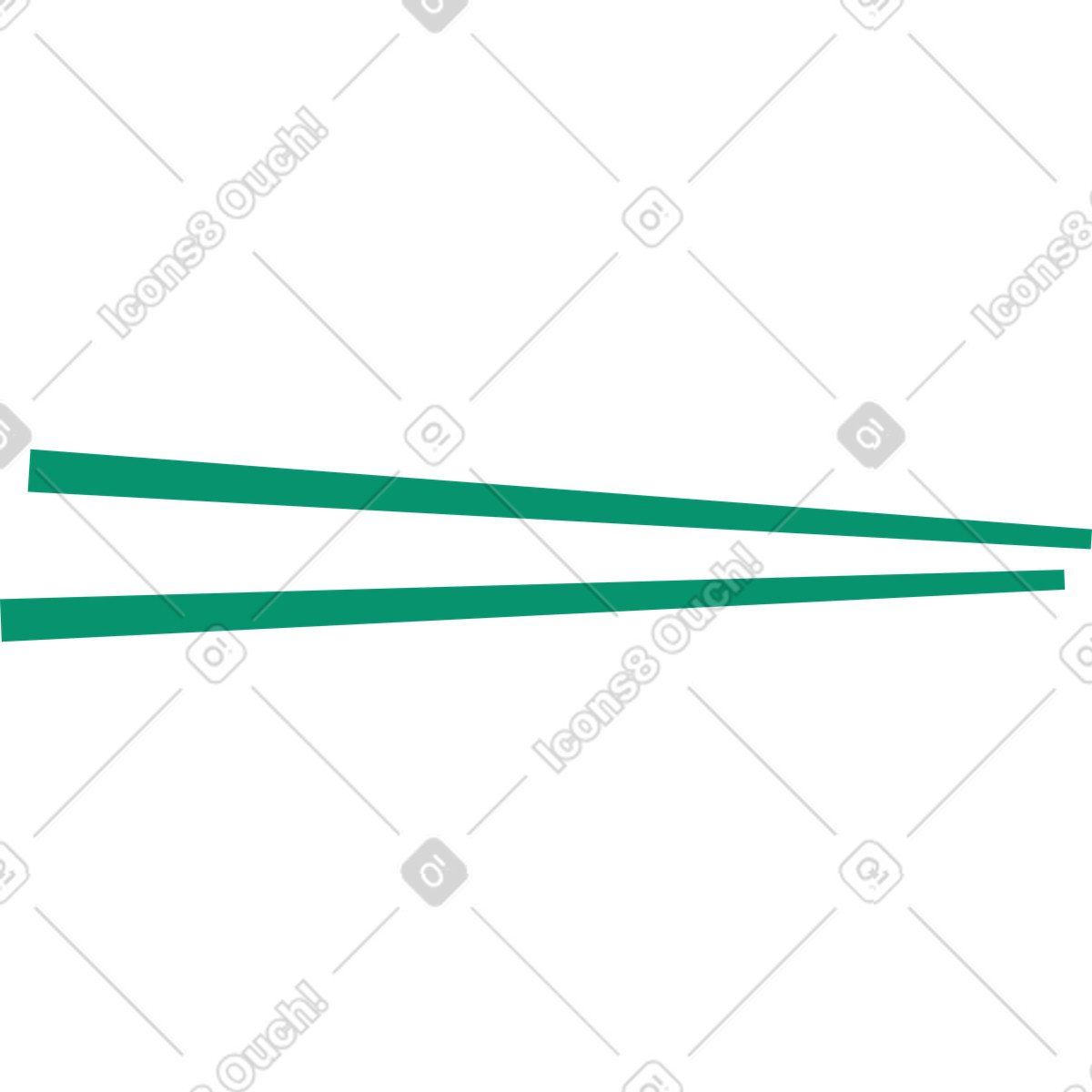 Chinese chopsticks illustration in Spot style download in PNG, SVG