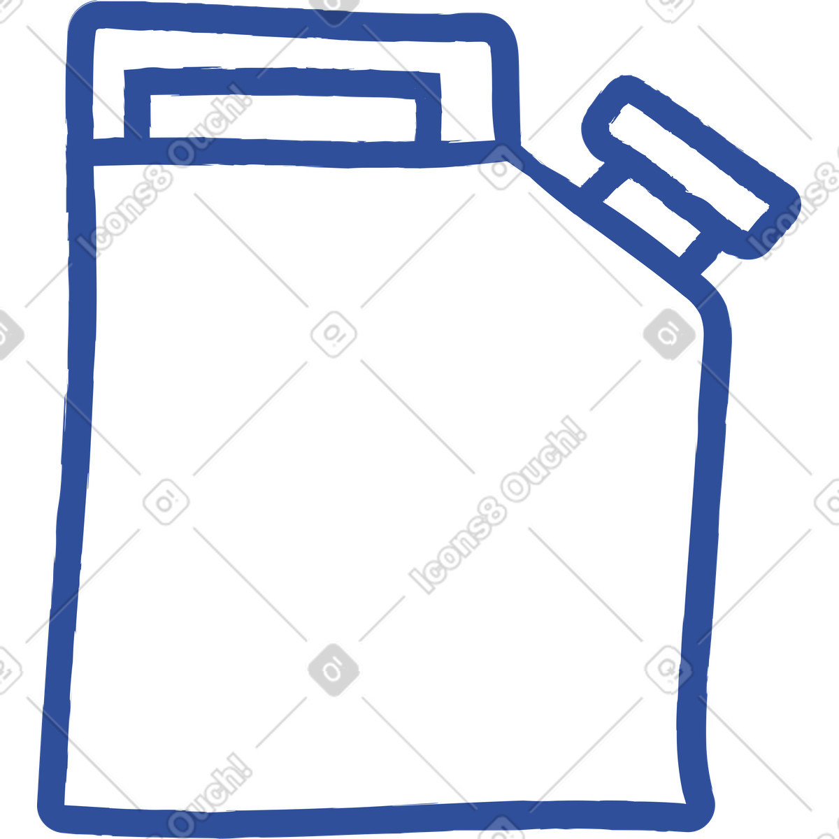 Tanica di benzina illustrazione in stile Lime scarica in PNG, SVG
