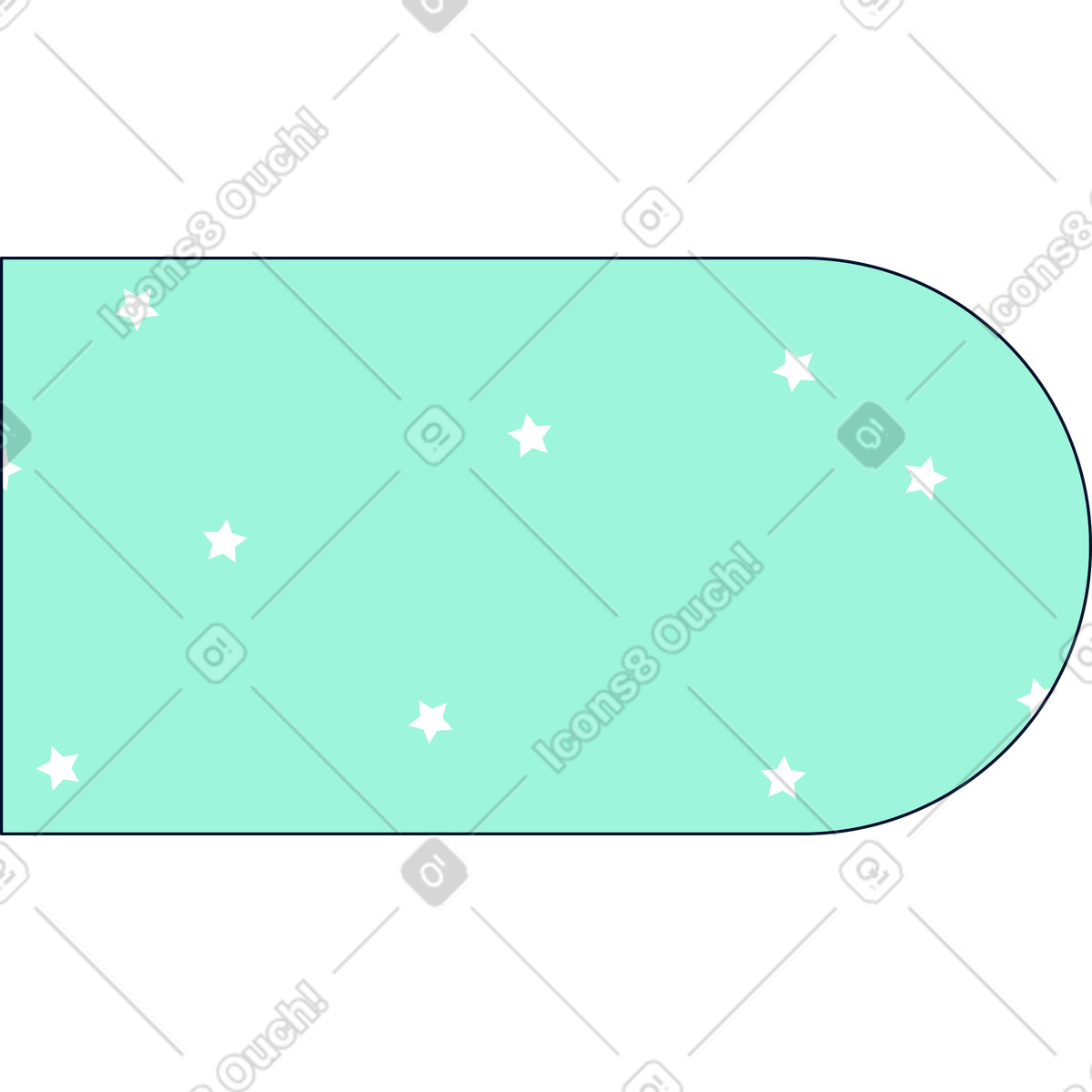 Teal スタイルの 星の背景 のイラストをPNG、SVG形式でダウンロード
