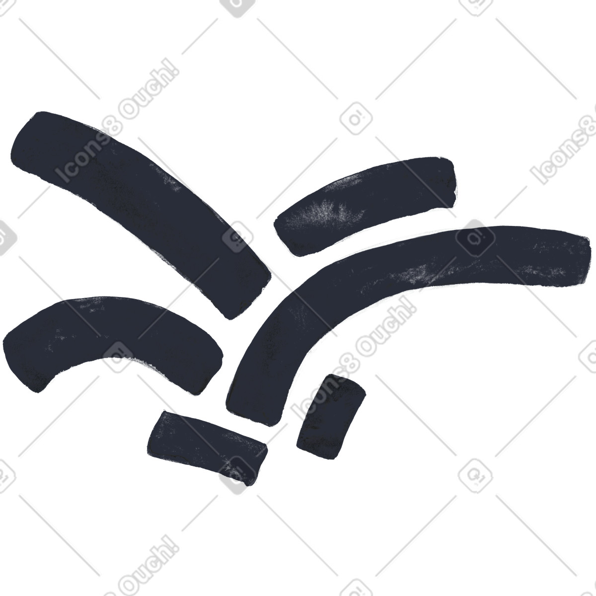 Ilustração de Fogo artifício em no estilo Inky para baixar em PNG, SVG