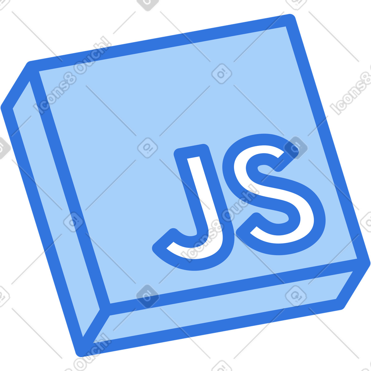 Ilustração de Ícone javascript em PNG e SVG