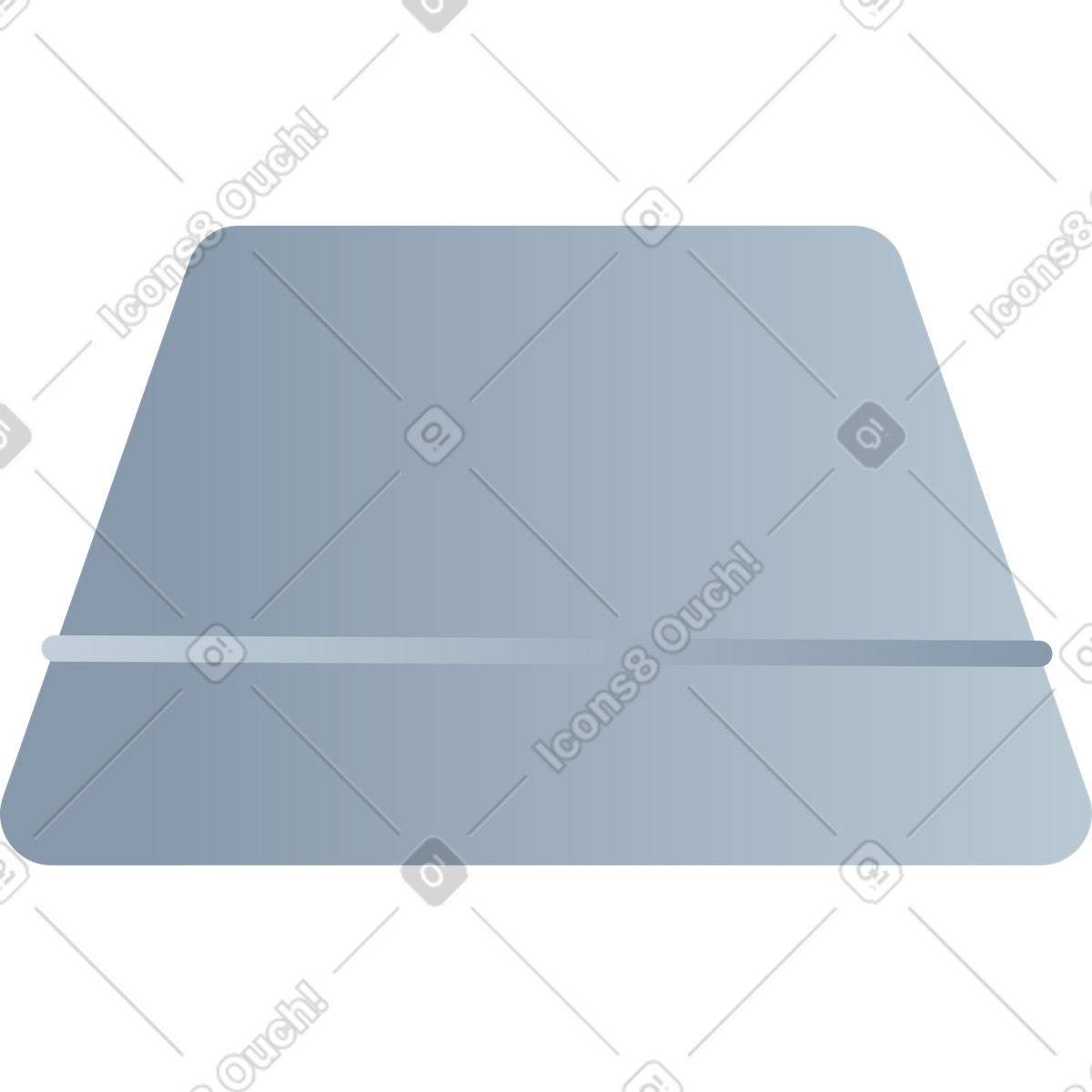 Stazione per penna stilo illustrazione in stile Silky scarica in PNG, SVG