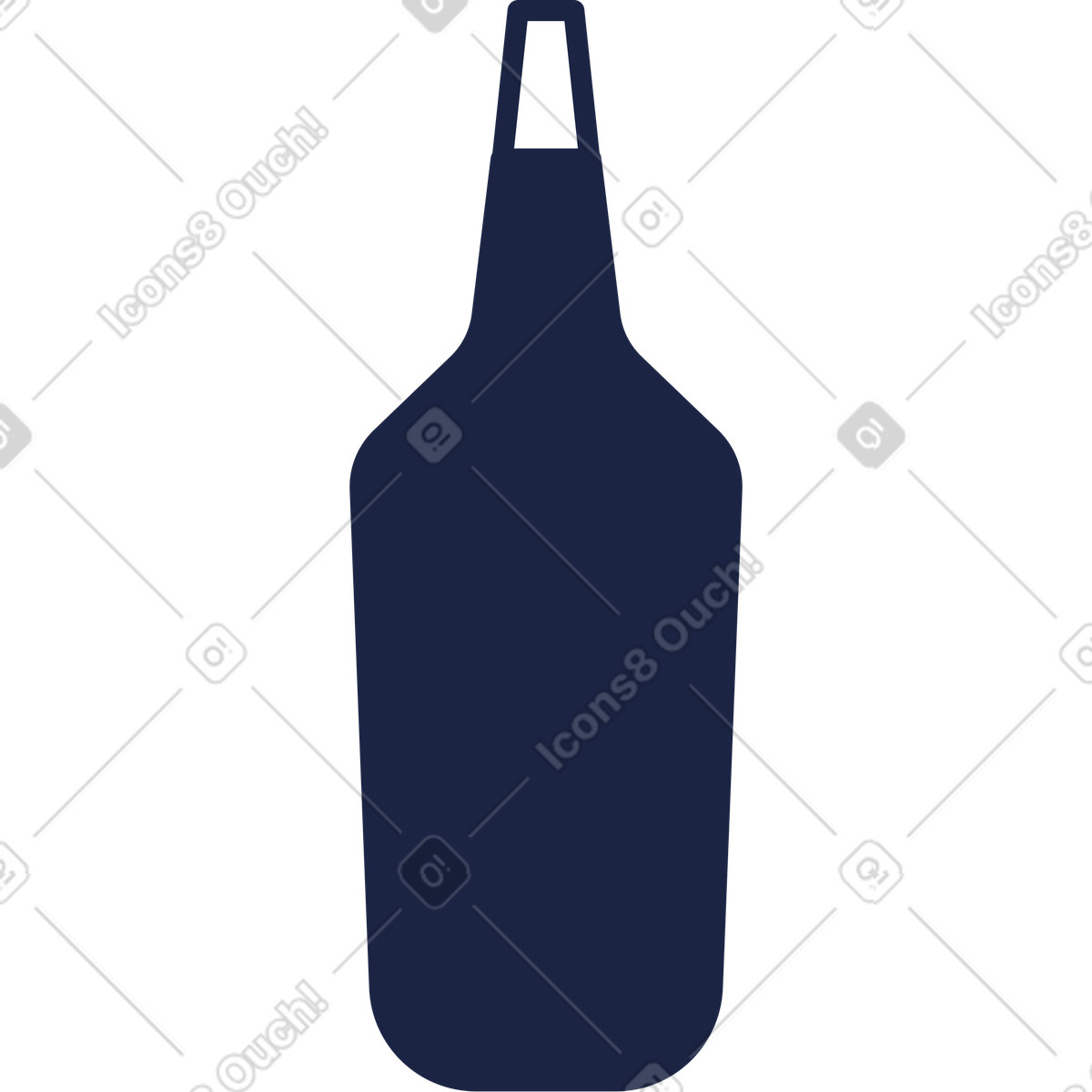 Illustration Large bottle of fast food sauce dans le style Urban Line à télécharger aux formats PNG, SVG