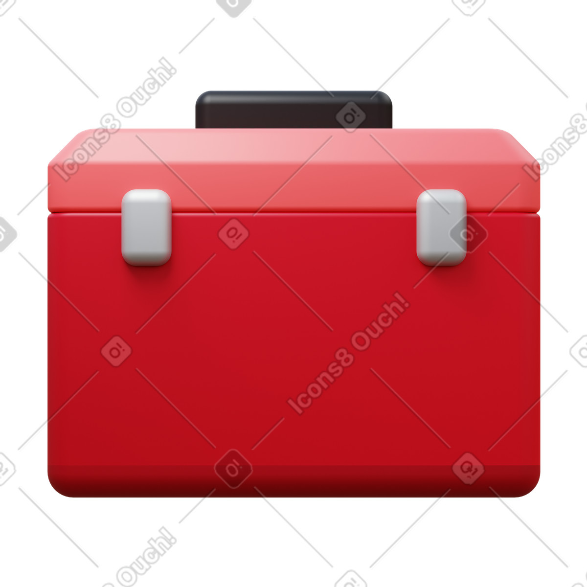 Ilustración Toolbox en estilo 3D Fluency a descargar en PNG y SVG
