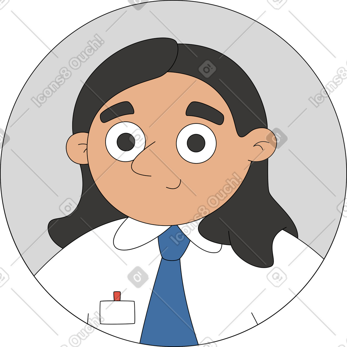 下载 Sitcom 风格的 年轻老板的头像 插画，支持 PNG、SVG 格式
