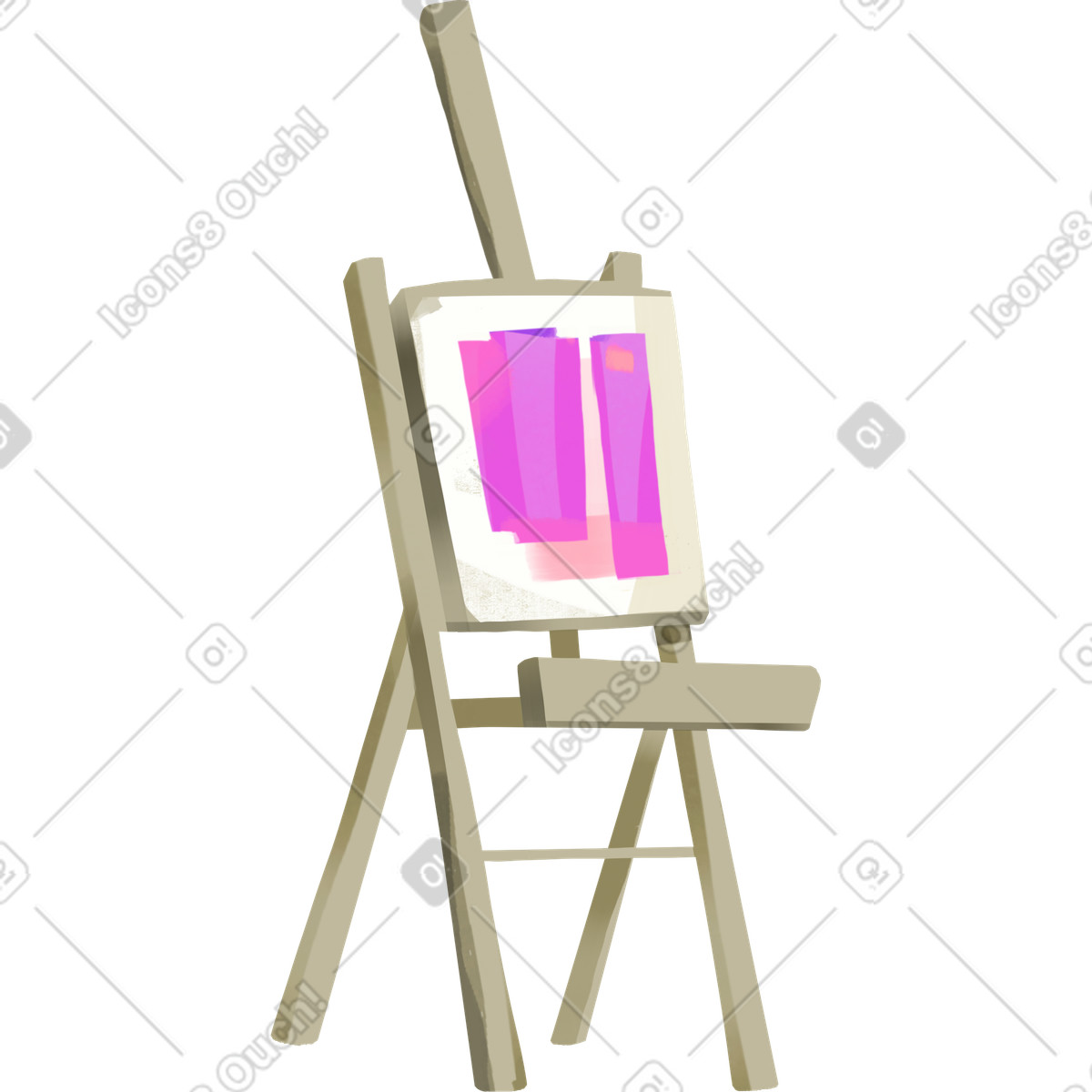 下载 Atomic 风格的 画架 插画，支持 PNG、SVG 格式