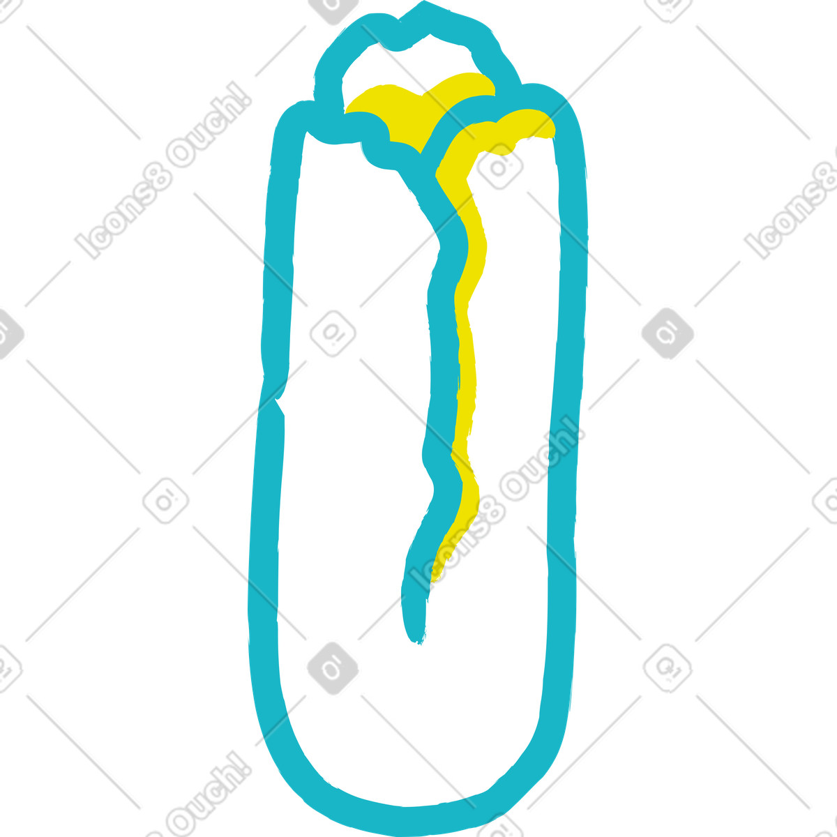 Cavolo illustrazione in stile Lime scarica in PNG, SVG