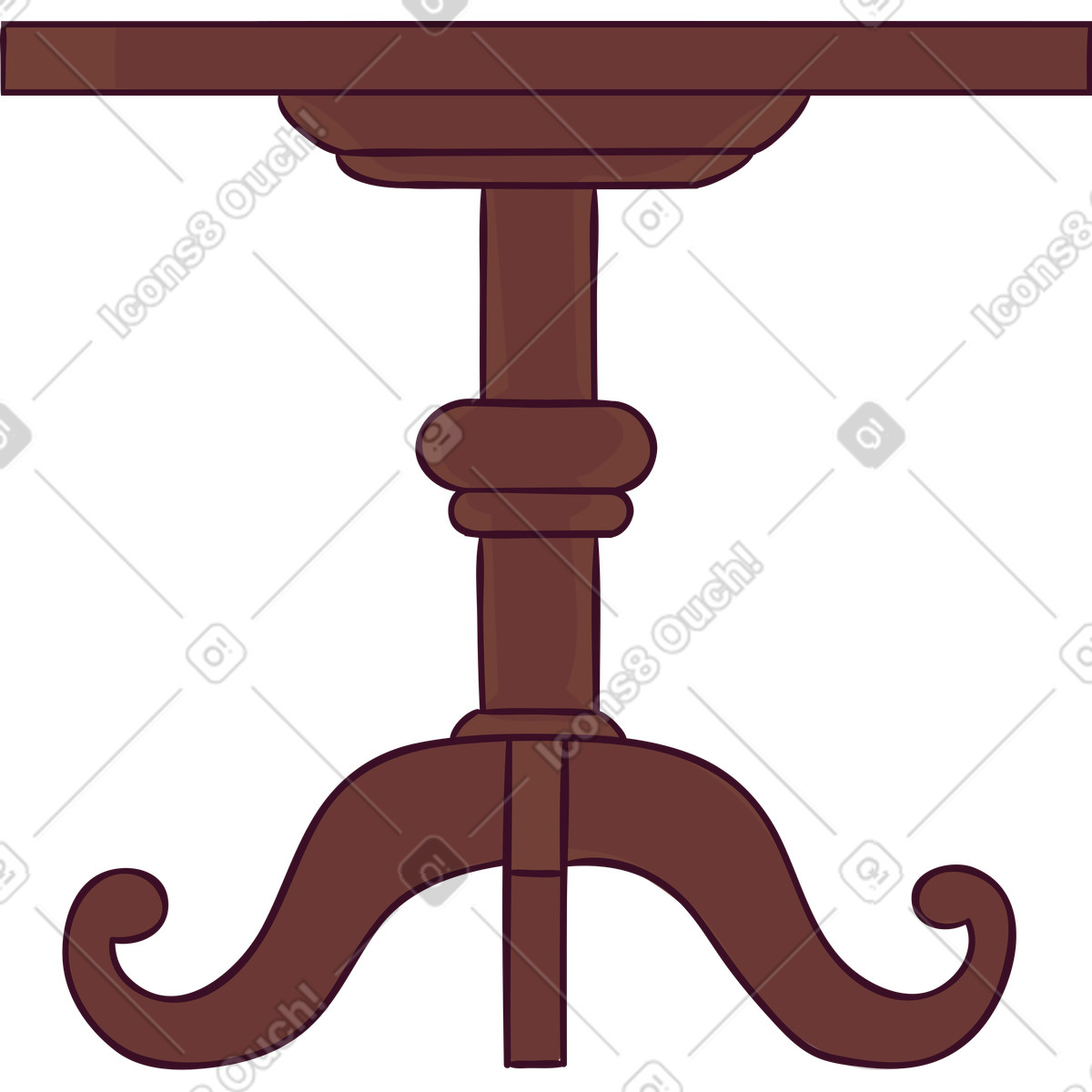 Tabelle-Illustration im Eastwood-Stil als Download in PNG, SVG