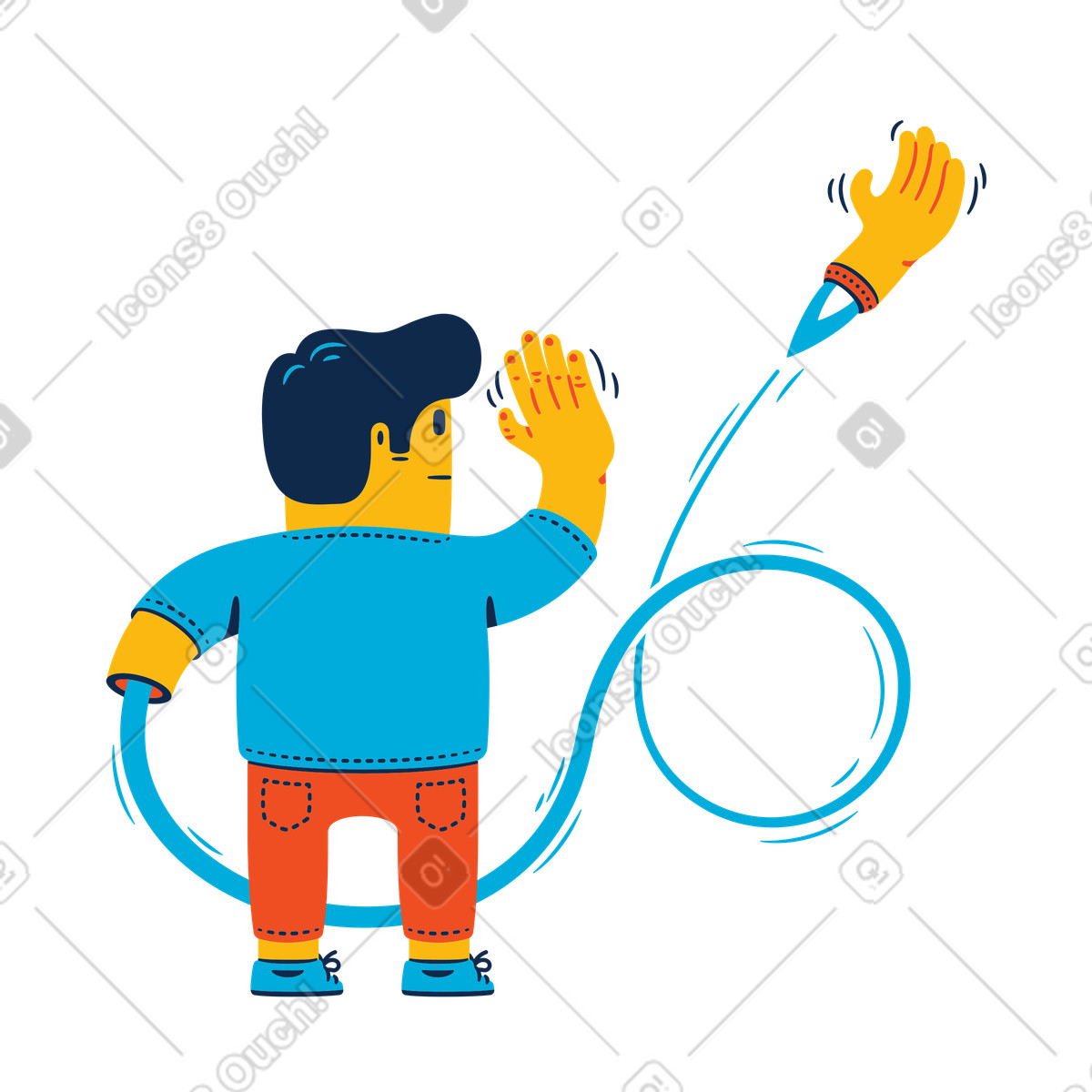Ilustração de User session ended, Digital logout or system disconnect concept em no estilo Flame para baixar em PNG, SVG