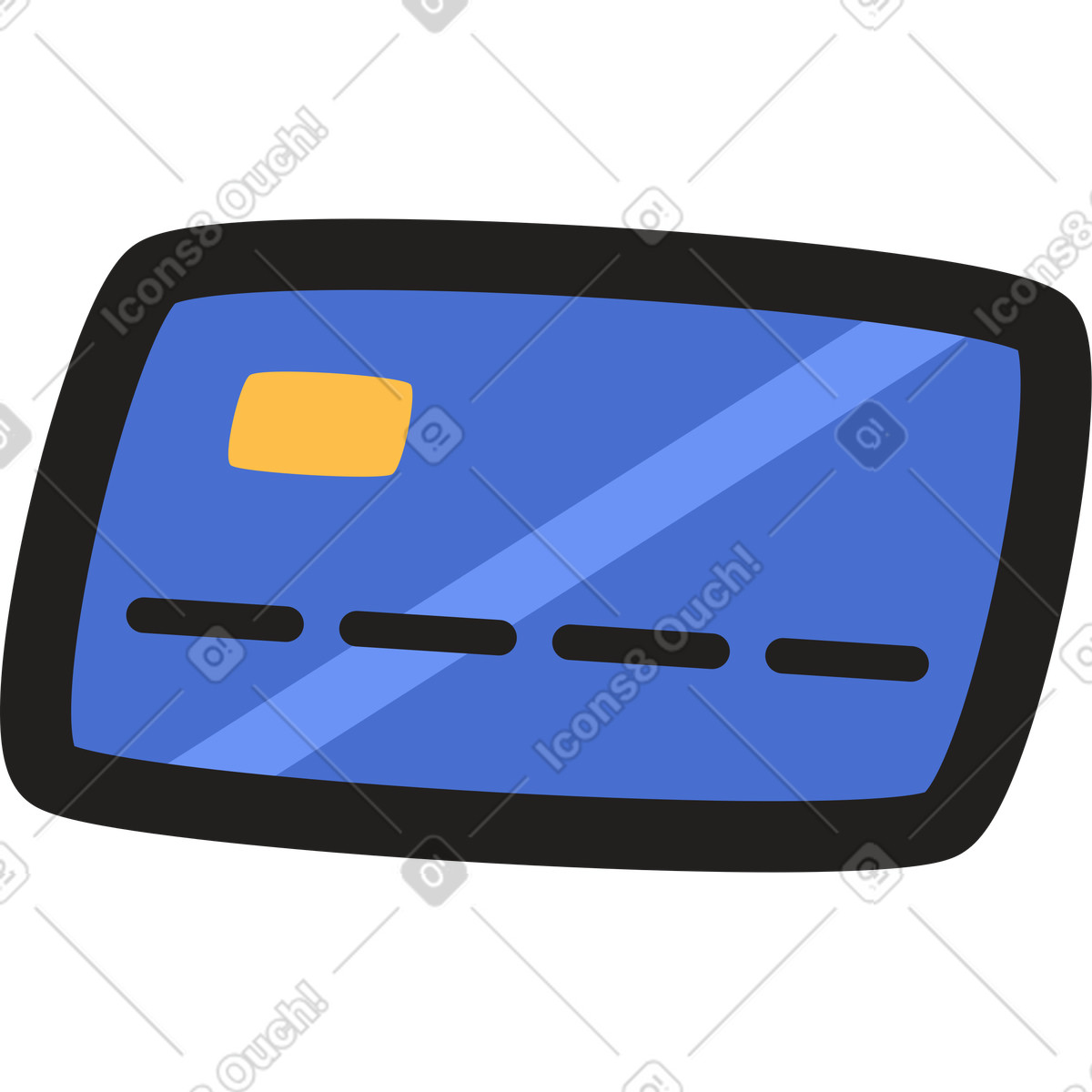 Иллюстрация Кредитная карта в стиле Clipart — скачать в форматах PNG, SVG