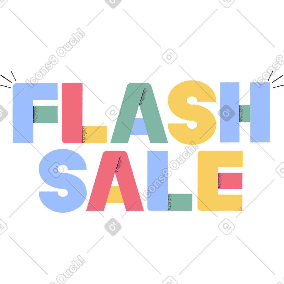 Ilustración Venta express en estilo Pablo a descargar en PNG y SVG