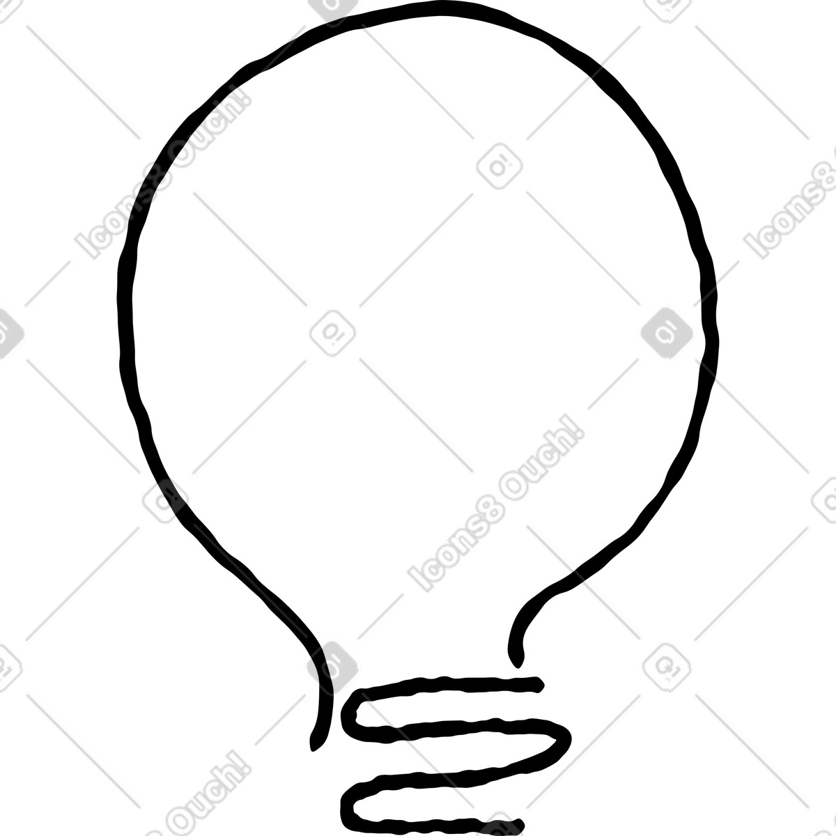 Lamp illustration in Puzzle style download in PNG, SVG