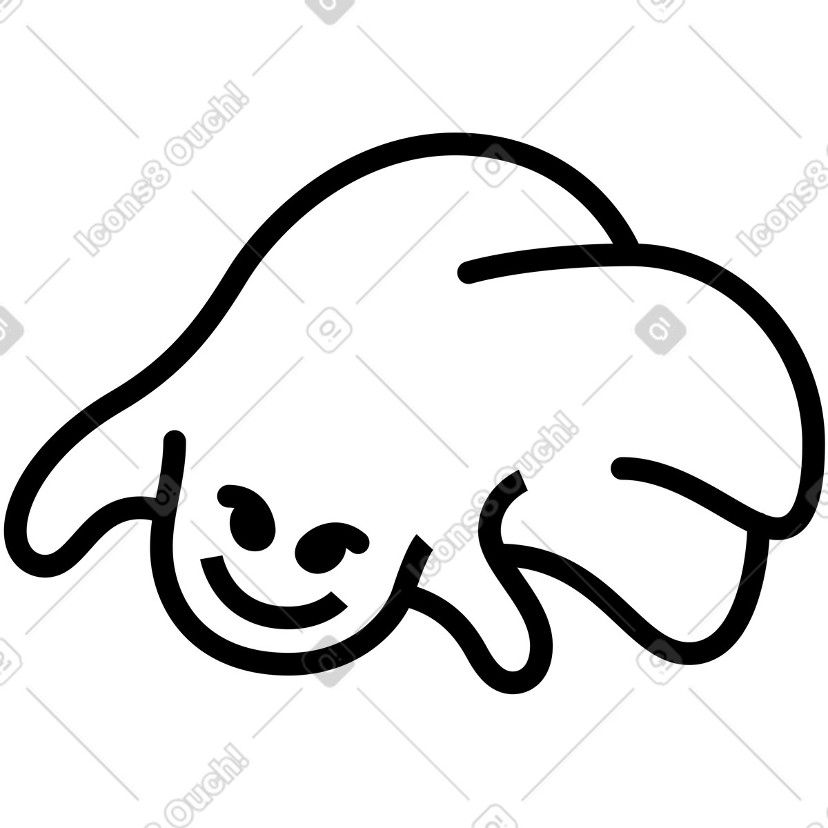 Illustration Fantôme dans le style Transistor à télécharger aux formats PNG, SVG