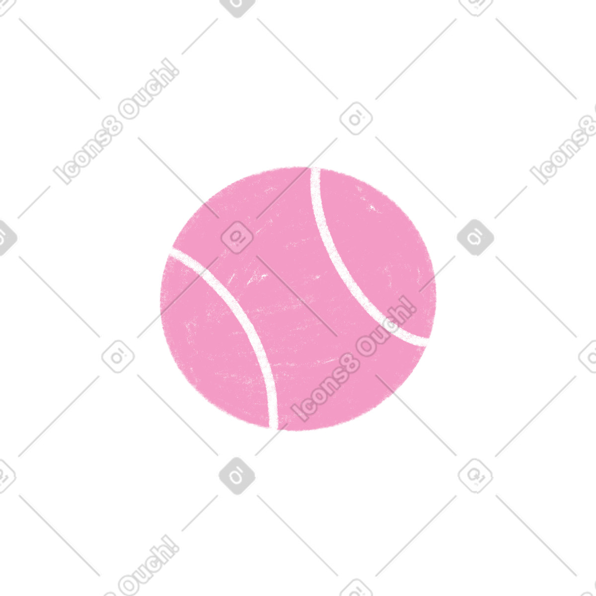Ilustración Small ball with white stripes en estilo Tutti a descargar en PNG y SVG