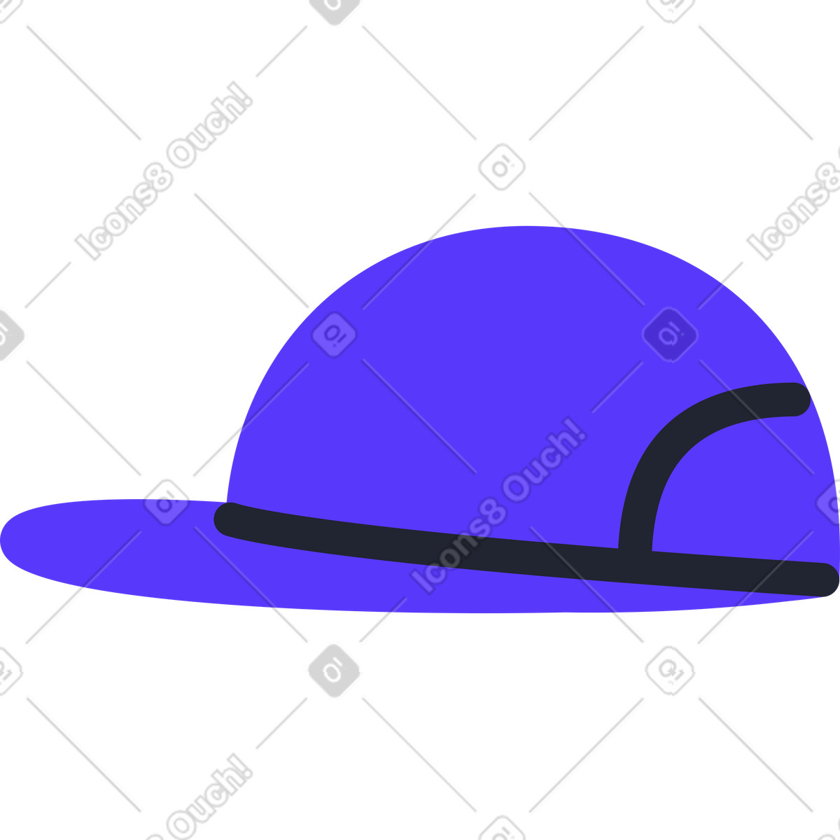 Illustration Casquette dans le style Pablita à télécharger aux formats PNG, SVG
