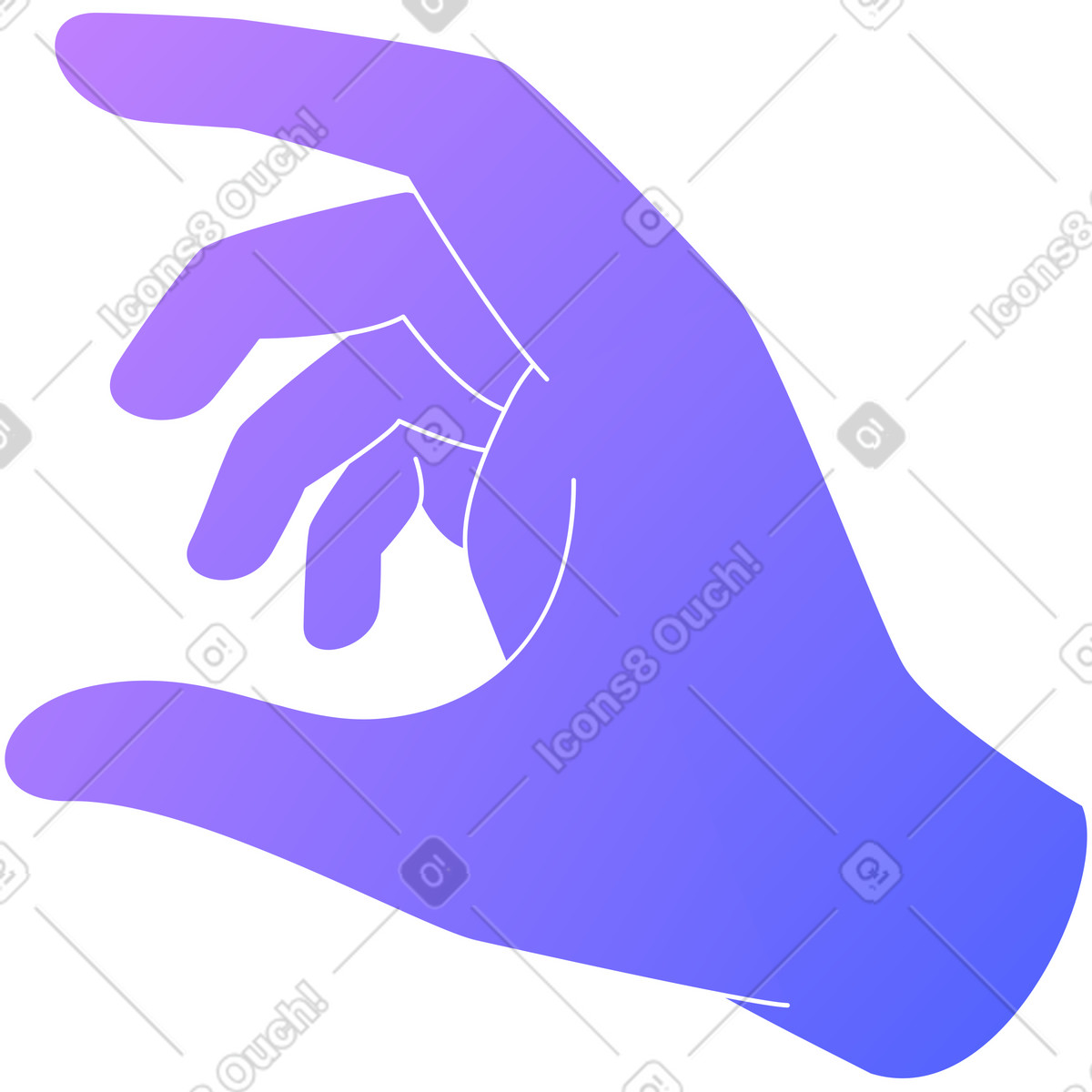 Hand illustration in PNG, SVG