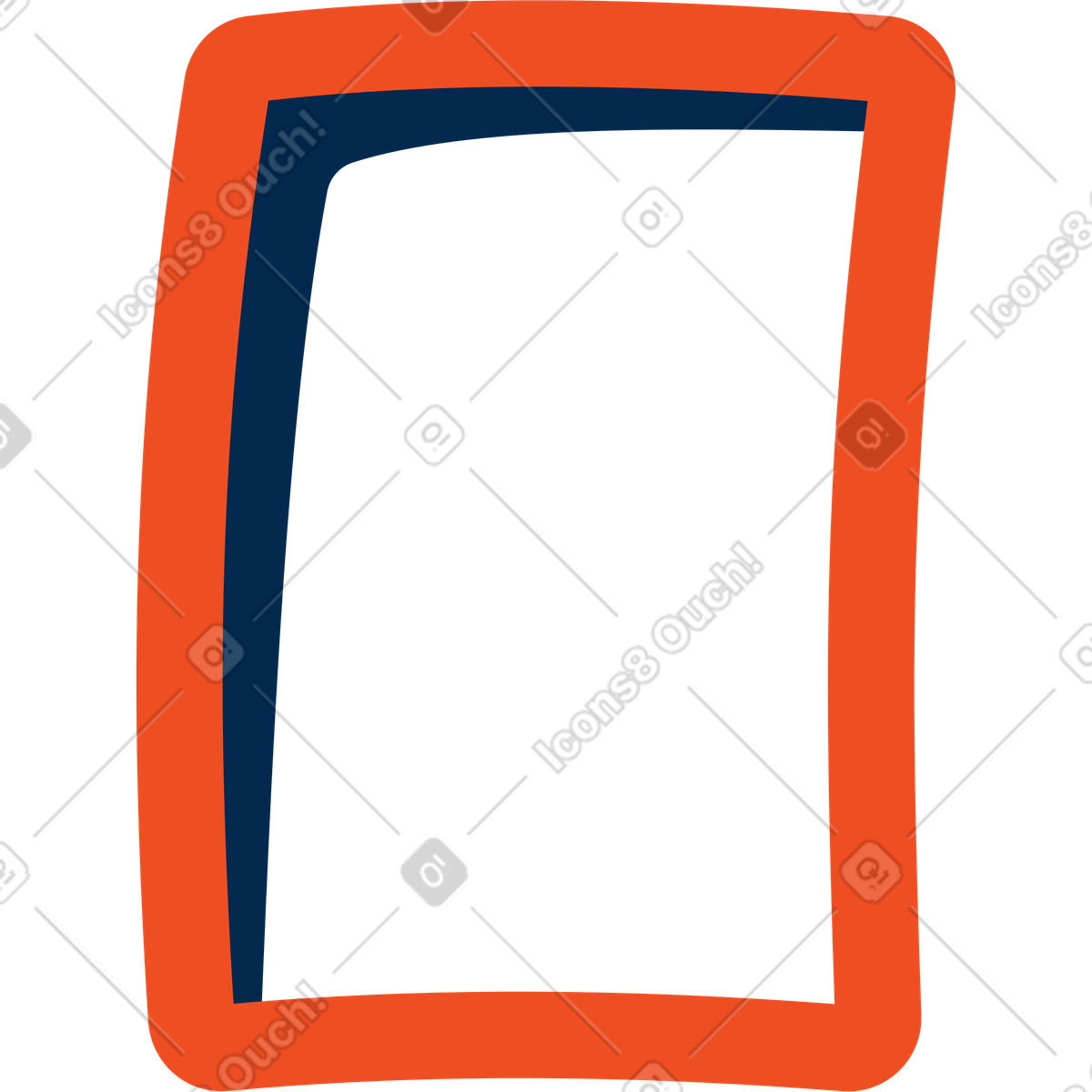 Window illustration in Flame style download in PNG, SVG