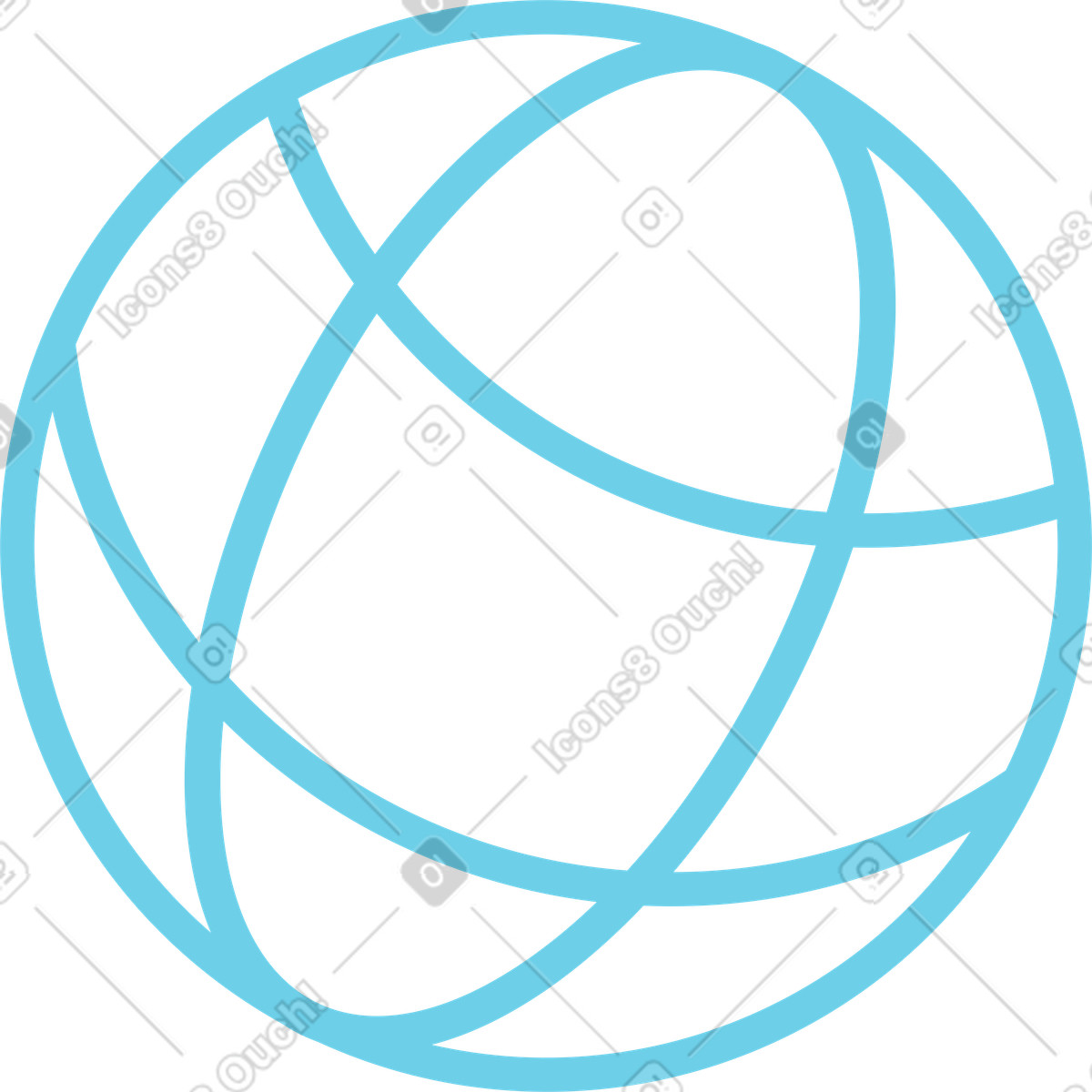 Ilustração animada de Schematic planet em no estilo Bubble gum para baixar em GIF, Lottie (JSON), AE